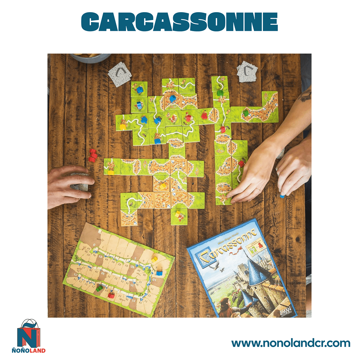 Carcassonne (Idioma: Inglés y Español) - ÑoñolandCR