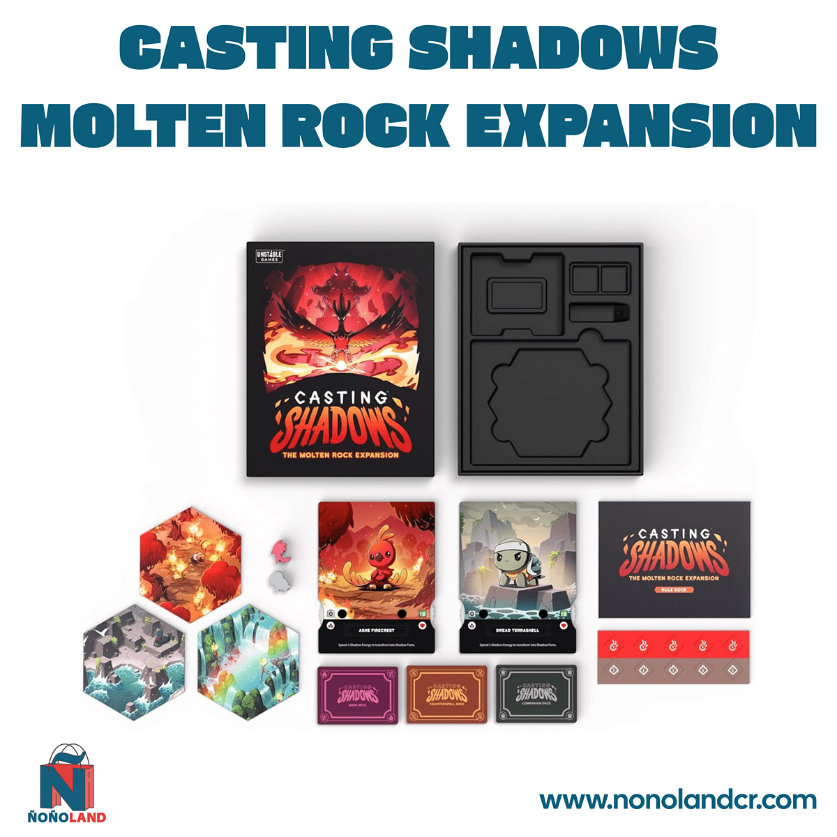 Casting Shadows Molten Rock Expansion (Idioma: Inglés y Español) - ÑoñolandCR