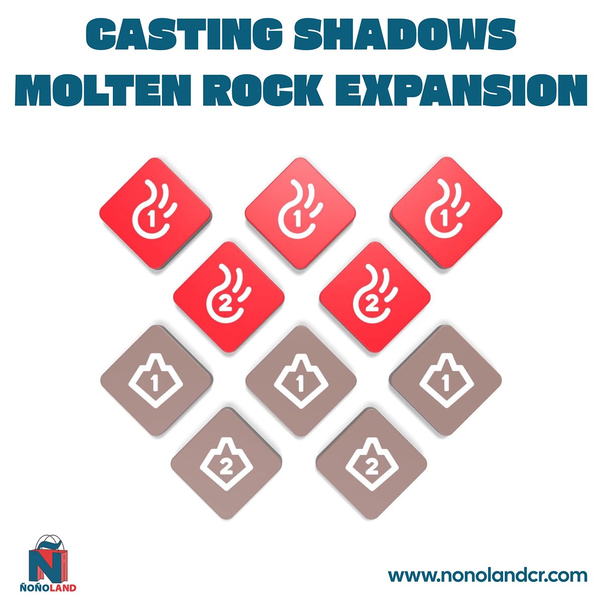 Casting Shadows Molten Rock Expansion (Idioma: Inglés y Español) - ÑoñolandCR