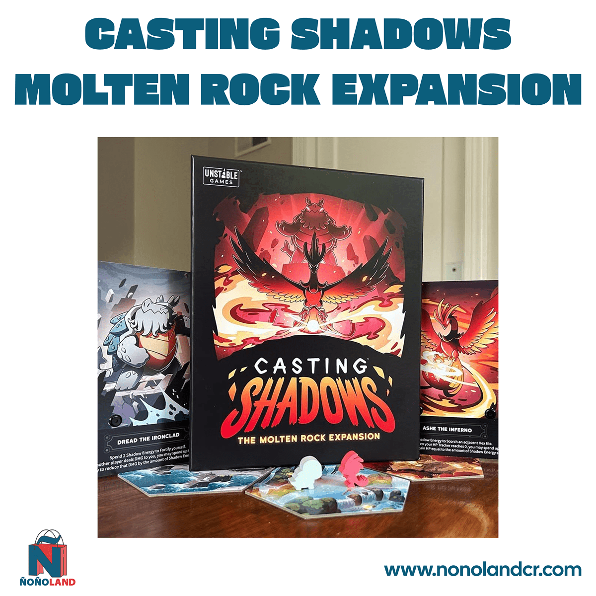 Casting Shadows Molten Rock Expansion (Idioma: Inglés y Español) - ÑoñolandCR