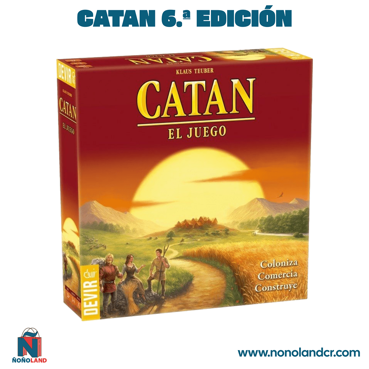CATAN 6.ª Edición (Idioma: Inglés y Español) - ÑoñolandCR