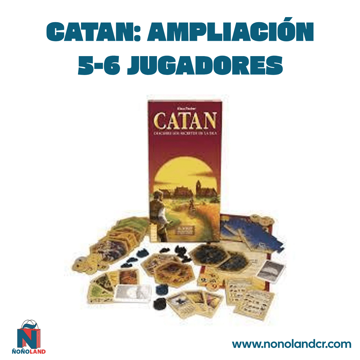 Catan: Ampliación para 5 - 6 jugadores (Idioma: Español) - ÑoñolandCR