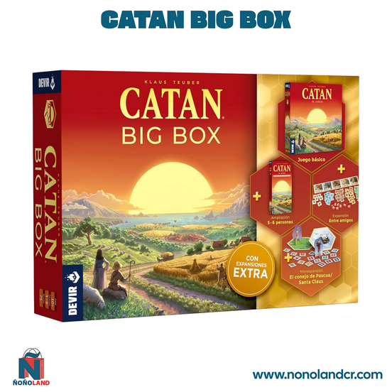 Catan Big Box (Idioma: Inglés y Español) - ÑoñolandCR