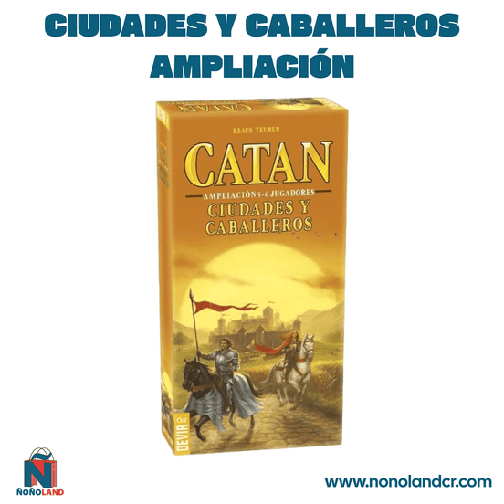 Catan: Ciudades y Caballeros ampliación a 5 - 6 jugadores (Idioma: Español) - ÑoñolandCR