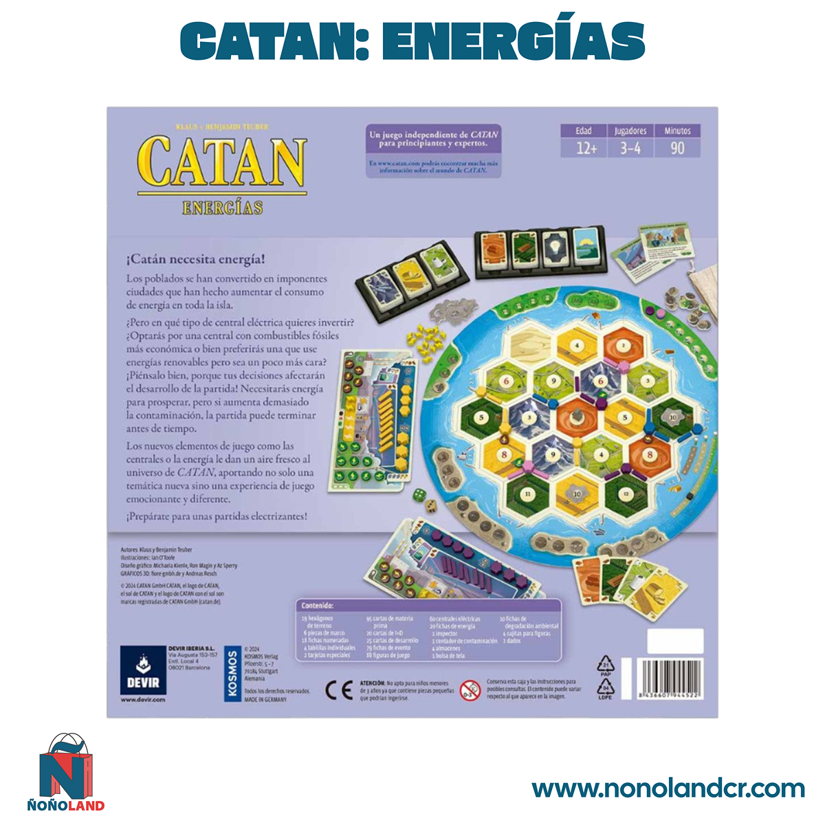 Catan: Energías (Idioma: Español) - ÑoñolandCR
