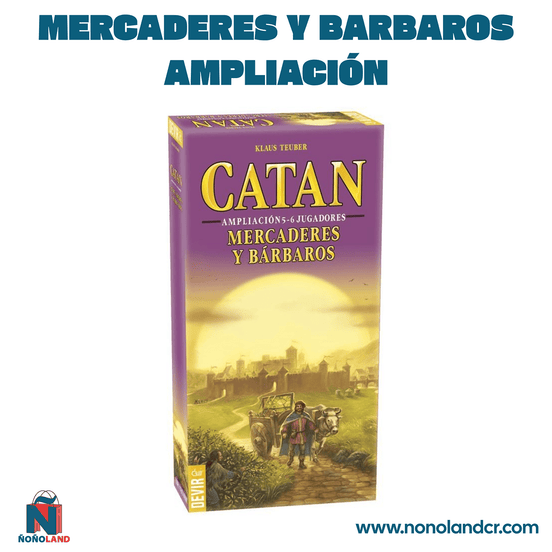 Catan: Mercaderes y Barbaros ampliación a 5 - 6 jugadores (Idioma: Español) - ÑoñolandCR