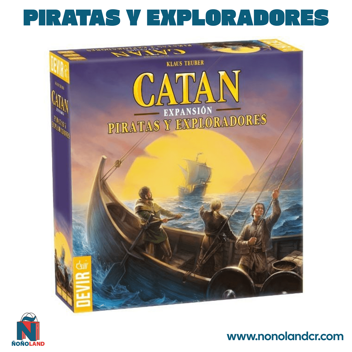 CATAN: Piratas y Exploradores (Idioma: Inglés y Español) - ÑoñolandCR