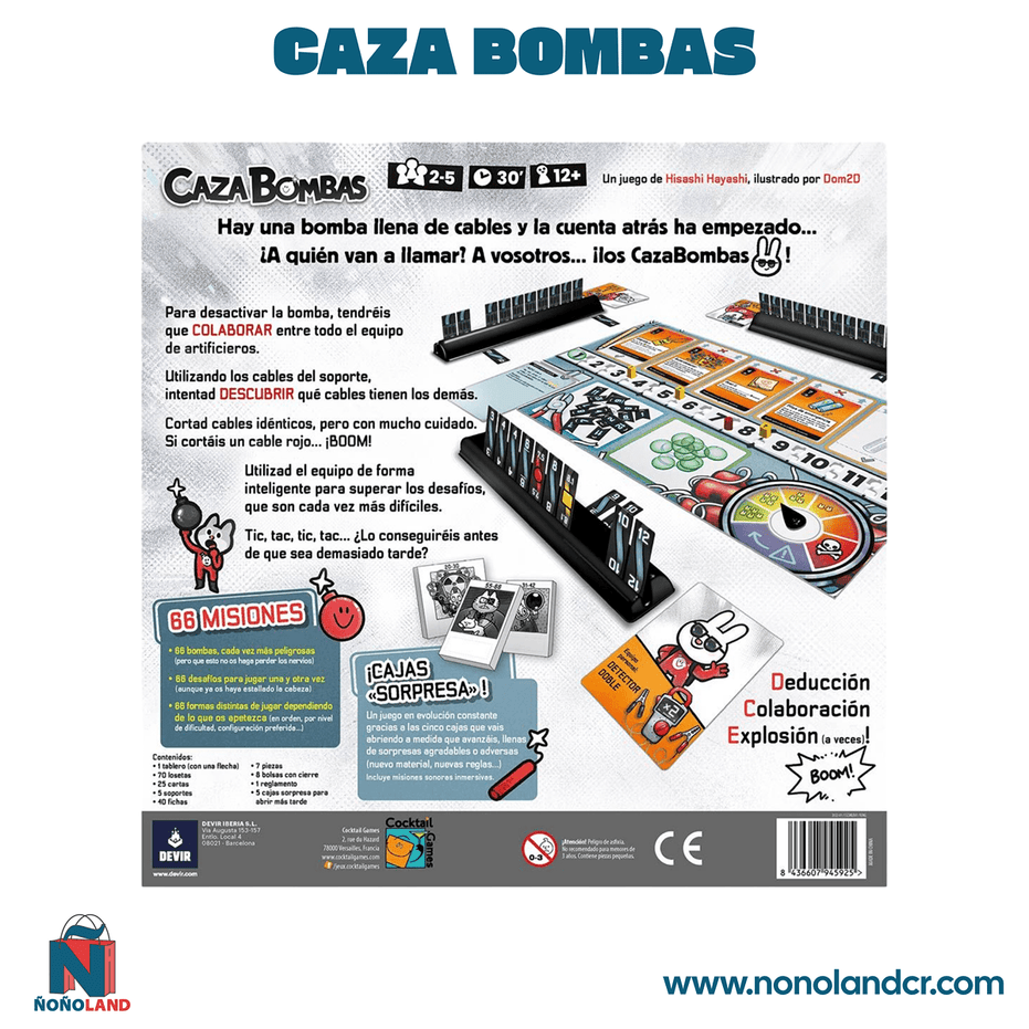 Caza Bombas (Idioma: Español) - ÑoñolandCR