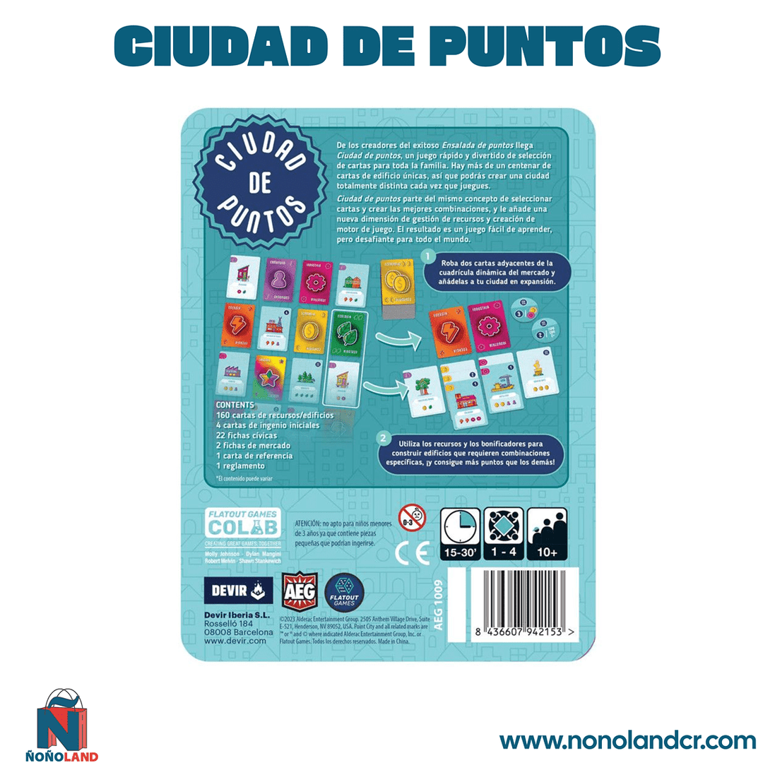 Ciudad de Puntos (Idioma: Español) - ÑoñolandCR
