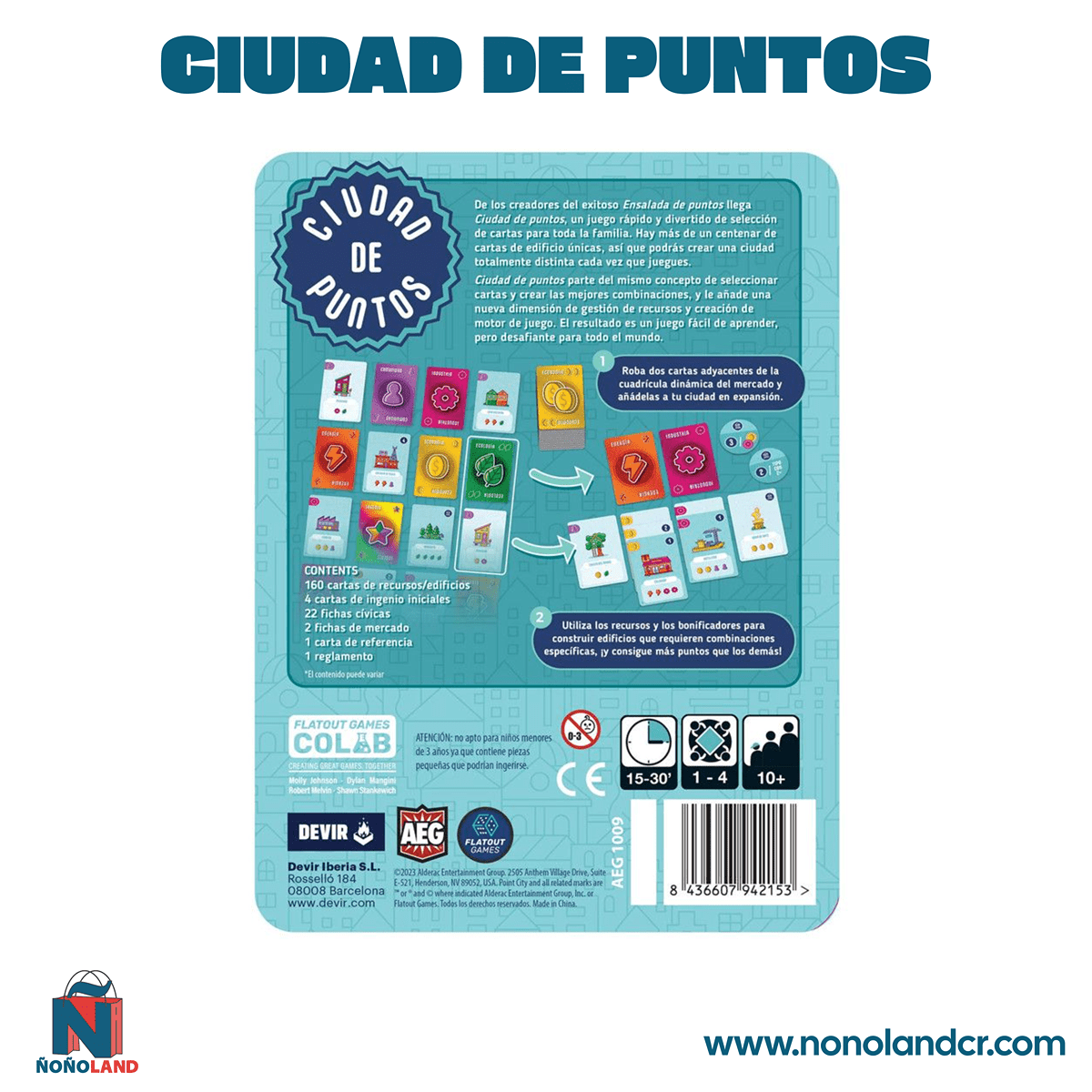 Ciudad de Puntos (Idioma: Español) - ÑoñolandCR