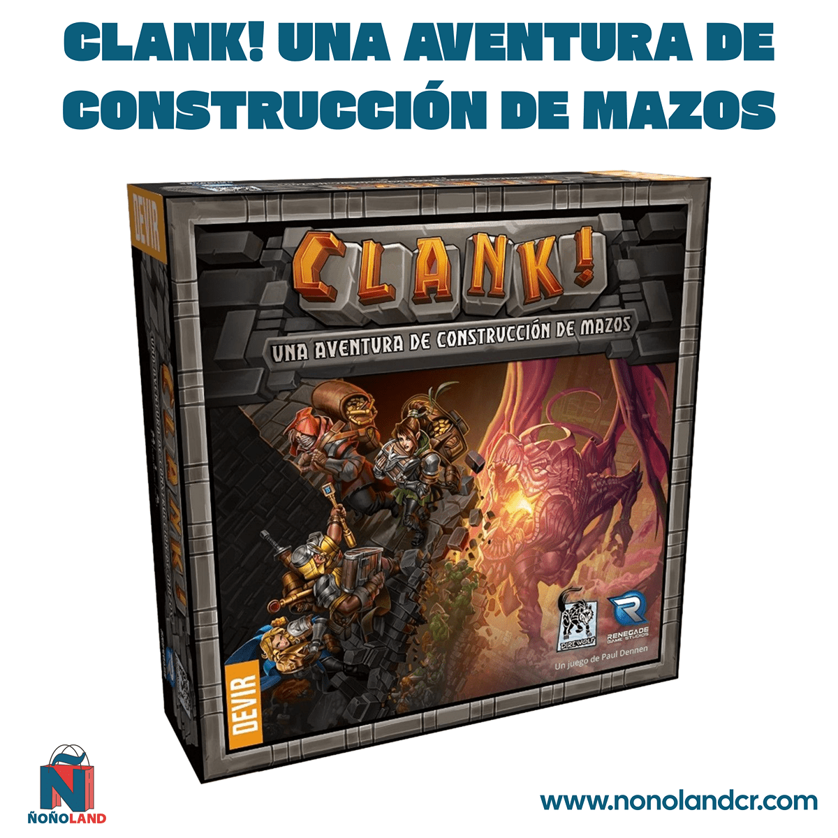 Clank! Una aventura de construcción de mazos (Idioma: Español) - ÑoñolandCR