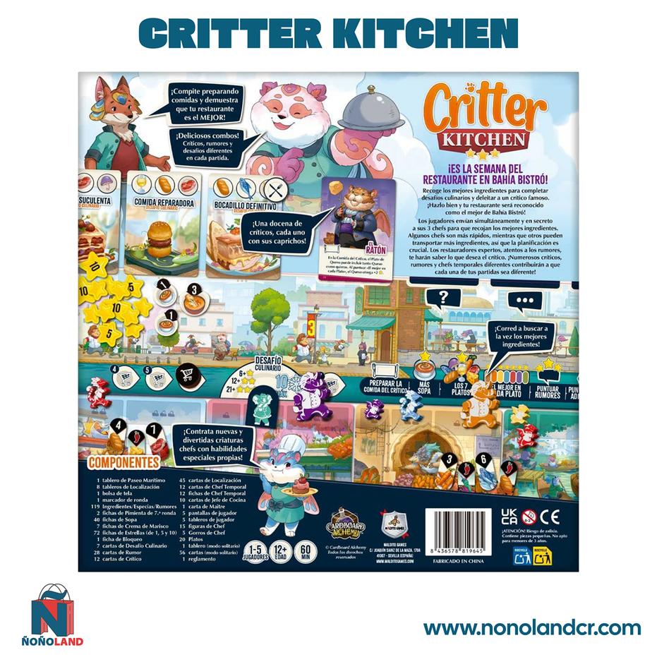 Critter Kitchen (Idioma: Español) - ÑoñolandCR
