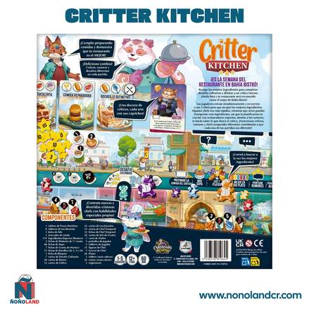 Critter Kitchen (Idioma: Español) - ÑoñolandCR