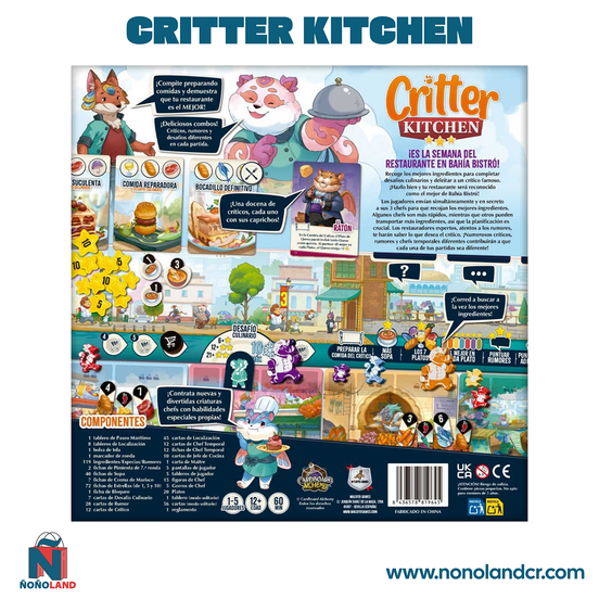 Critter Kitchen (Idioma: Español) - ÑoñolandCR