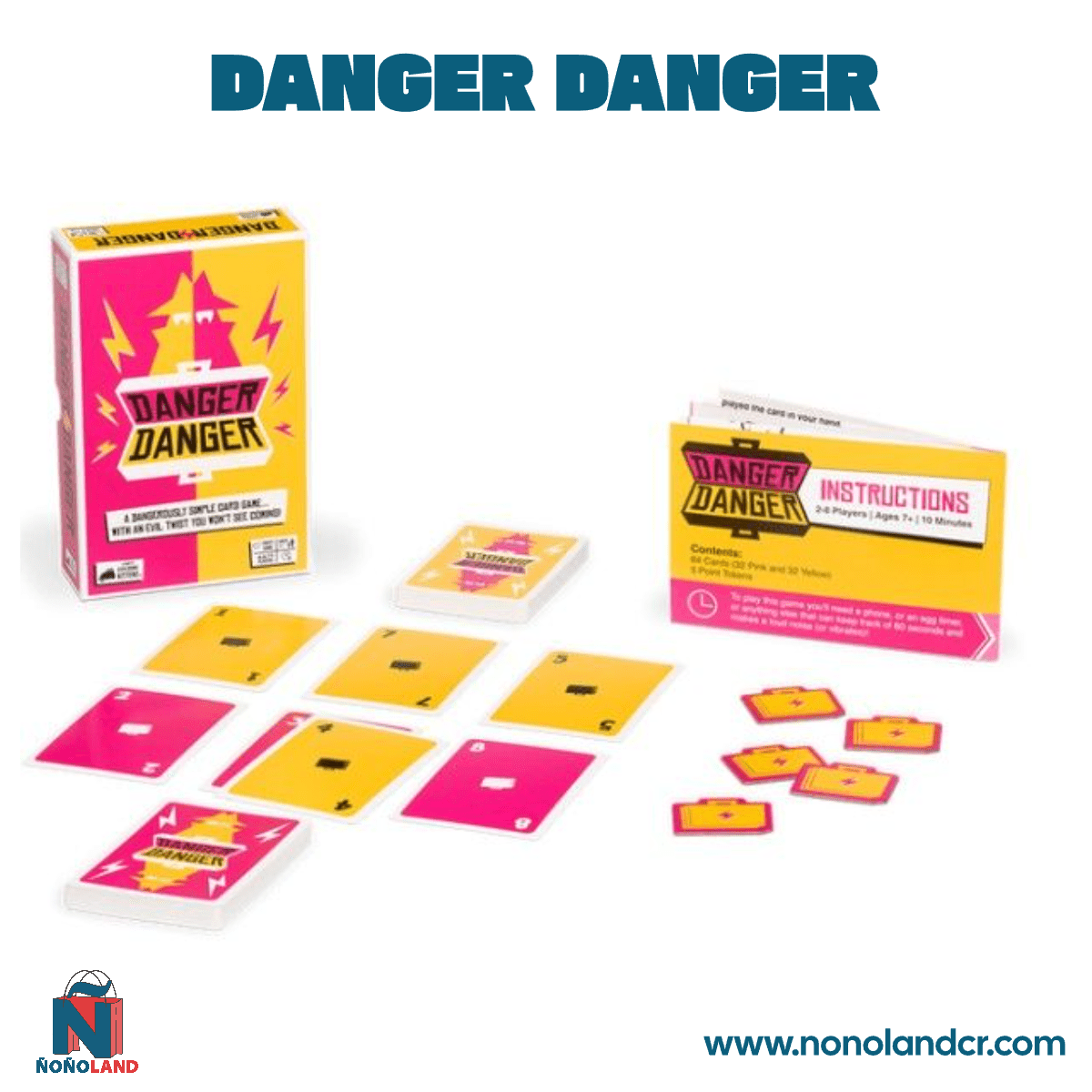Danger Danger de Exploding Kittens - ÑoñolandCR