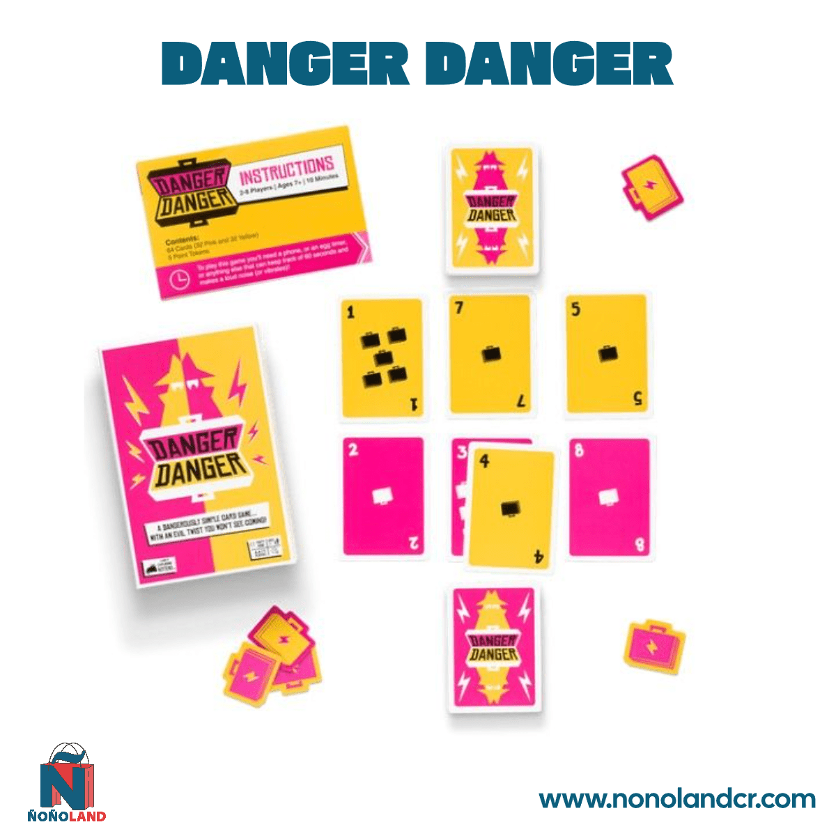 Danger Danger de Exploding Kittens - ÑoñolandCR