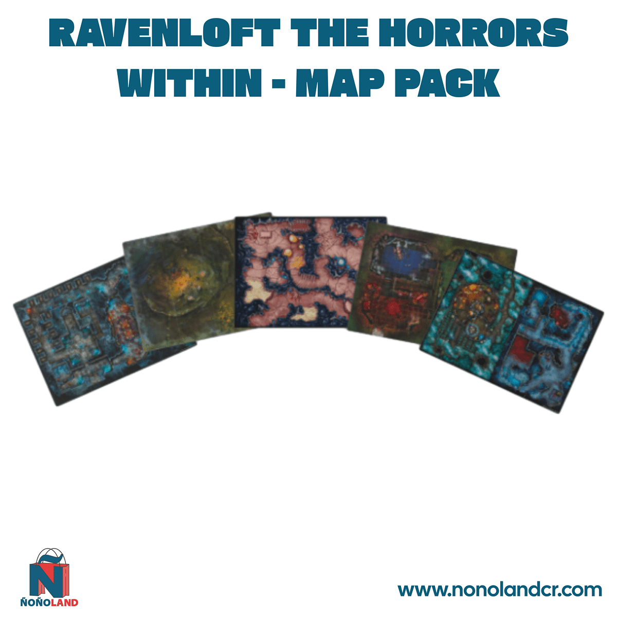 D&D 5th Edition Ravenloft: The Horrors Within - Map Pack (Idioma: Inglés y Español) - ÑoñolandCR