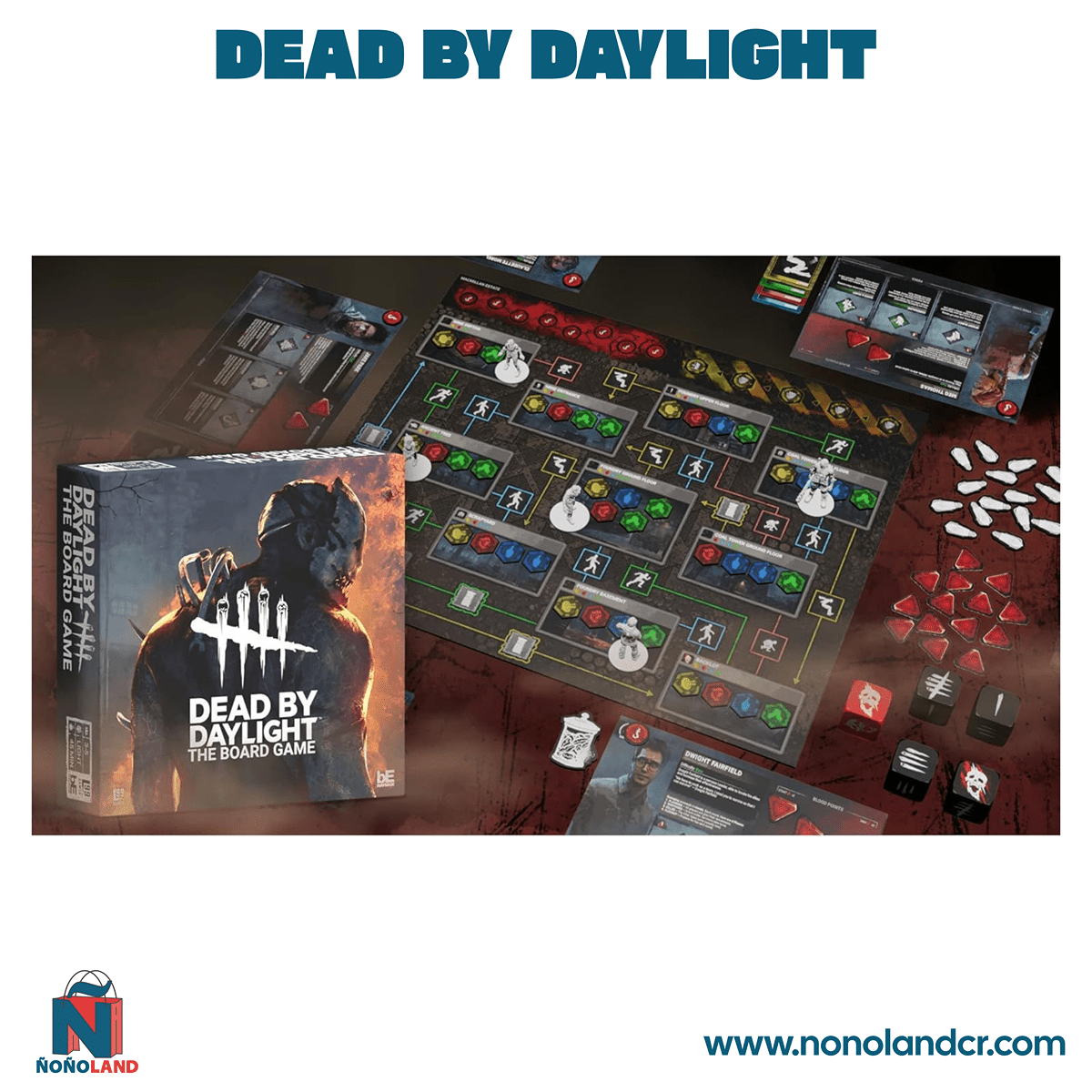 Dead by Daylight The Board Game (Idioma: Ingles) - COMPLETAMENTE NUEVO - DAÑO COSMETICO - ÑoñolandCR