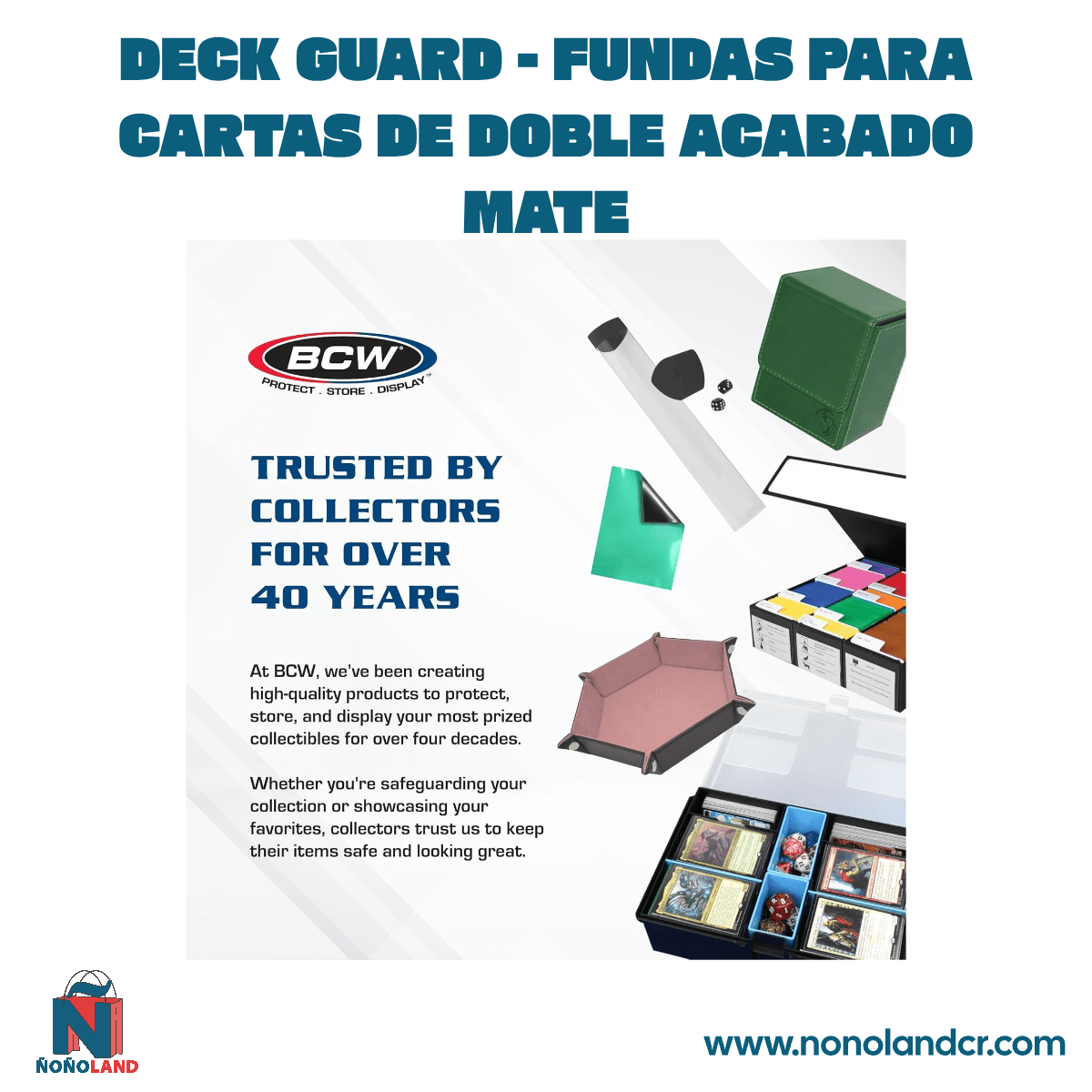 Deck Guard - Fundas para cartas de doble acabado mate - ÑoñolandCR