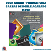 Deck Guard - Fundas para cartas de doble acabado mate - ÑoñolandCR