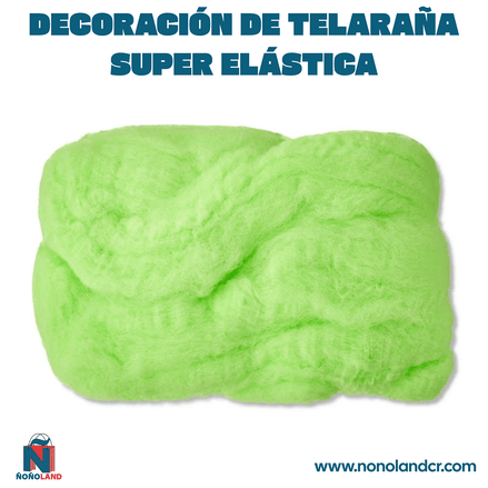 Decoración de telaraña super elástica para Halloween - ÑoñolandCR