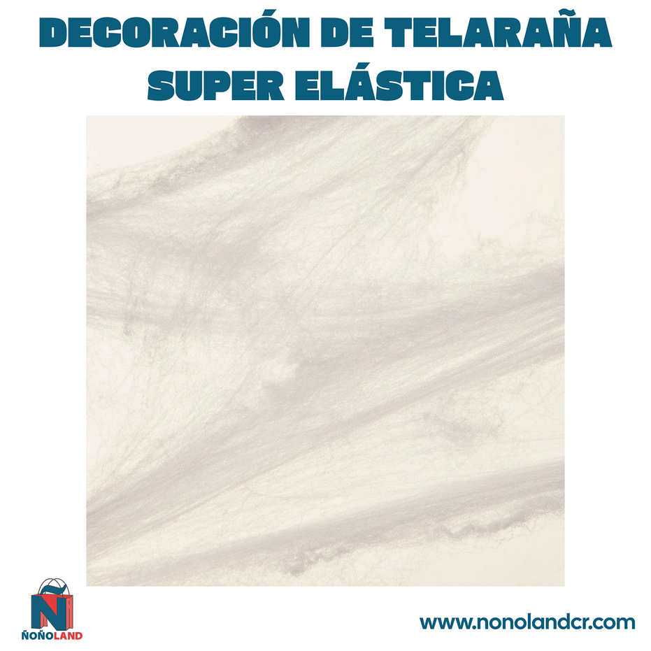 Decoración de telaraña super elástica para Halloween - ÑoñolandCR