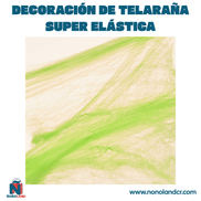 Decoración de telaraña super elástica para Halloween - ÑoñolandCR
