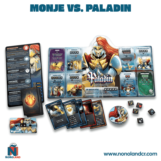 Dice Throne: Monje vs. Paladin (Idioma: Español) - ÑoñolandCR