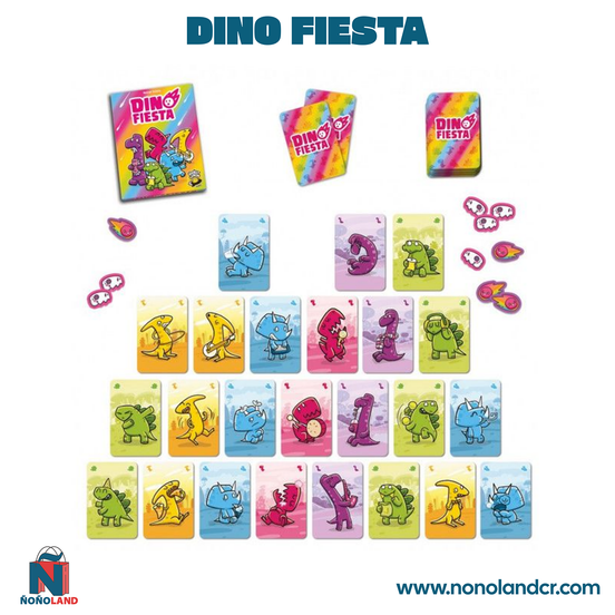 Dino Fiesta (Idioma: Inglés y Español) - ÑoñolandCR