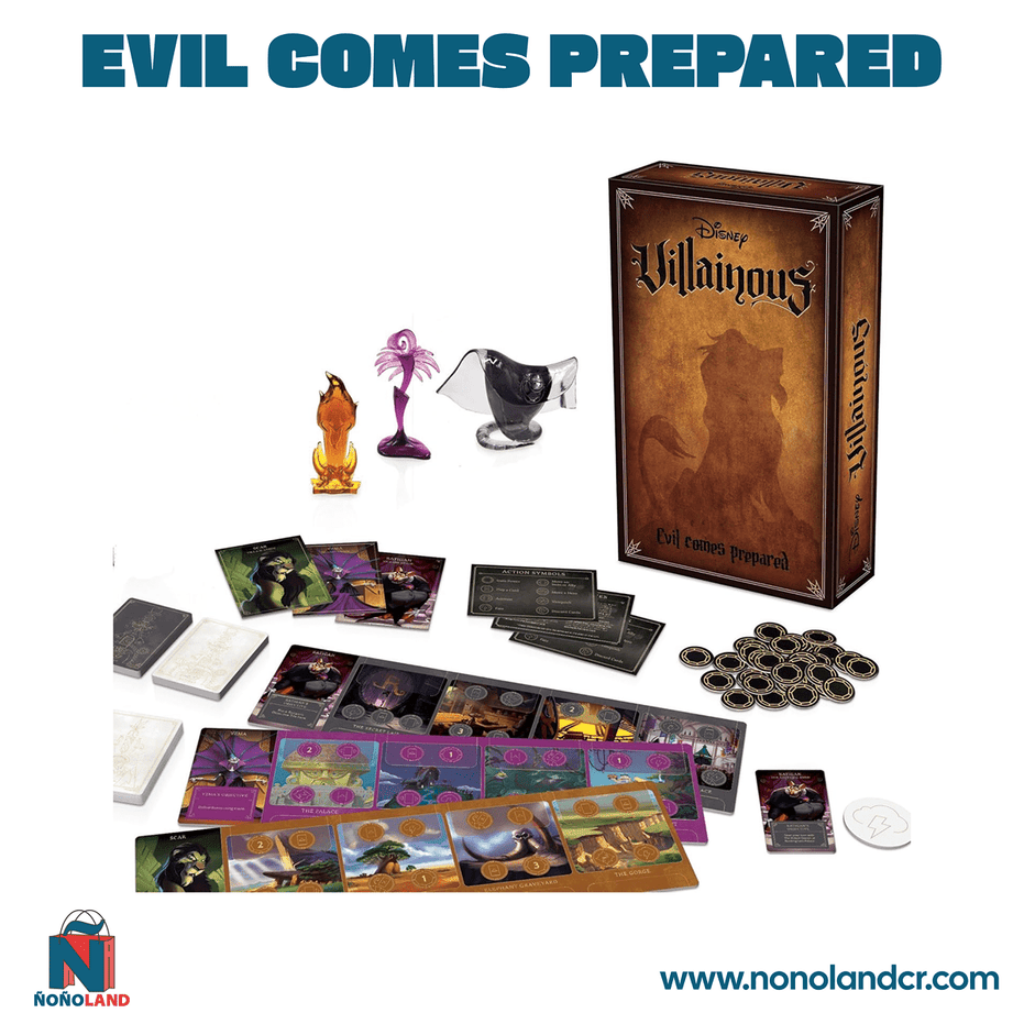 Disney Villainous: Evil Comes Prepared (Idioma: Inglés) - ÑoñolandCR