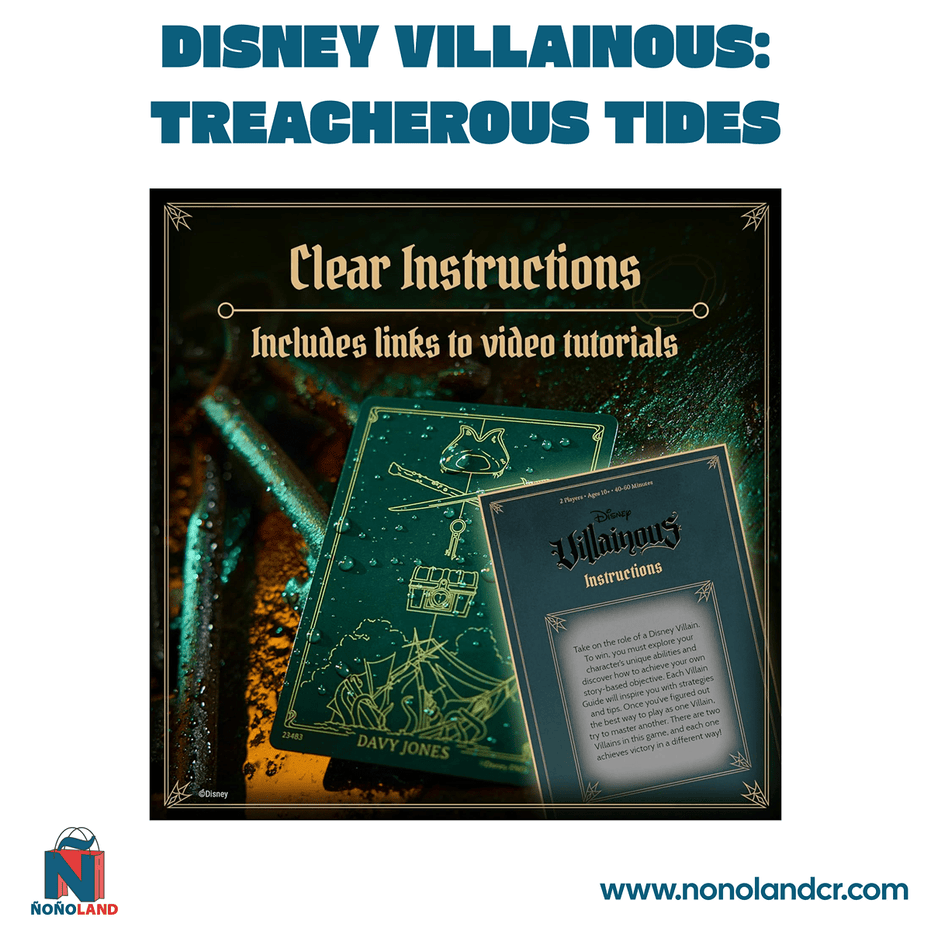 Disney Villainous: Treacherous Tides (Idioma: Inglés) - ÑoñolandCR