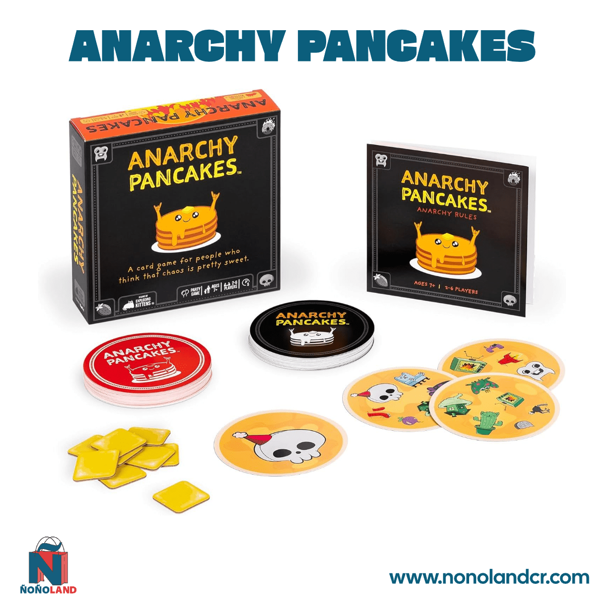 Dobble Anarchy Pancakes (Idioma: Multilingüe) - ÑoñolandCR
