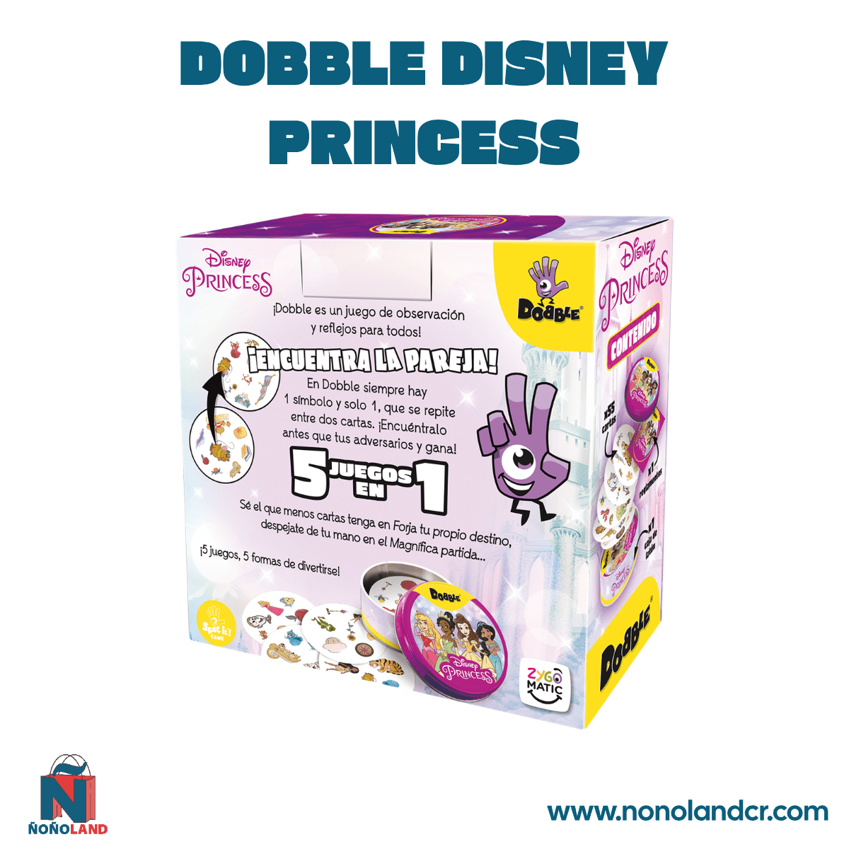 Dobble Disney Princess (Idioma: Español) - ÑoñolandCR