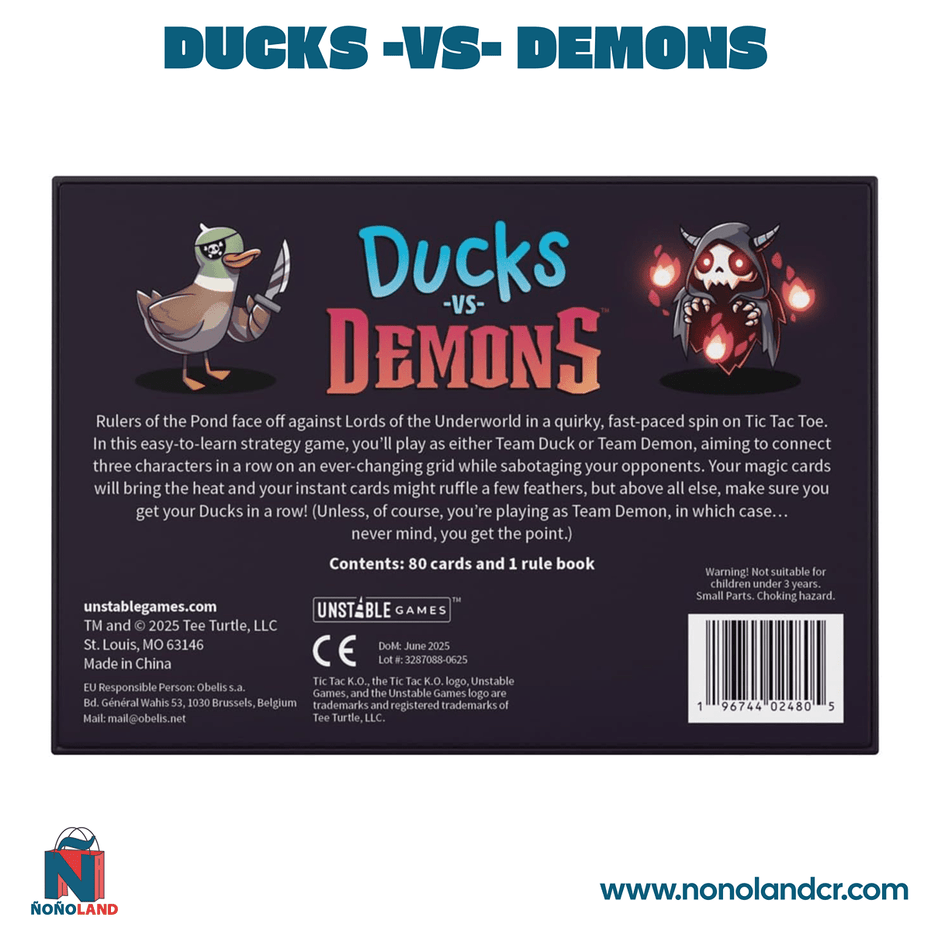 Ducks vs. Demons (Idioma: Inglés y Español) - ÑoñolandCR