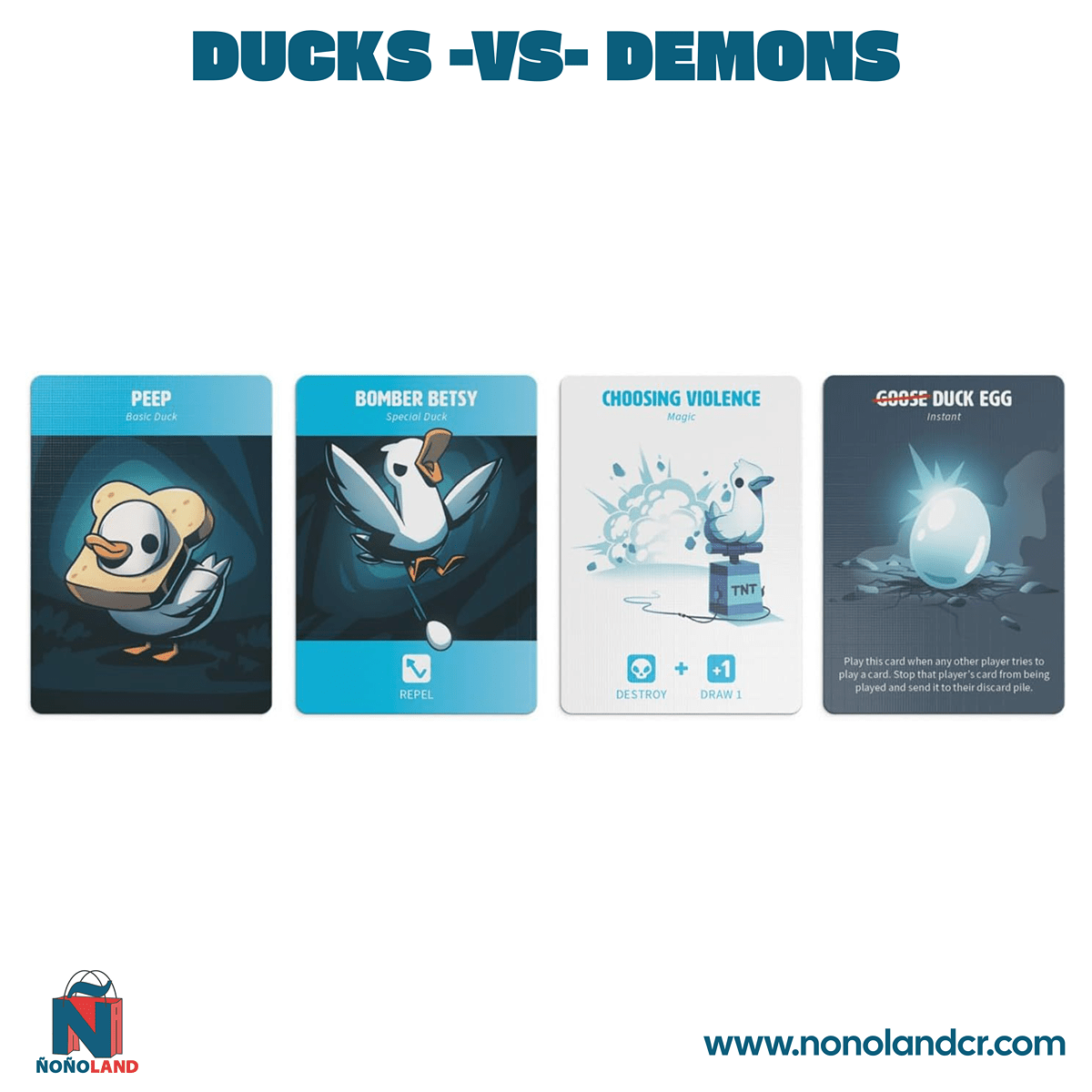 Ducks vs. Demons (Idioma: Inglés y Español) - ÑoñolandCR