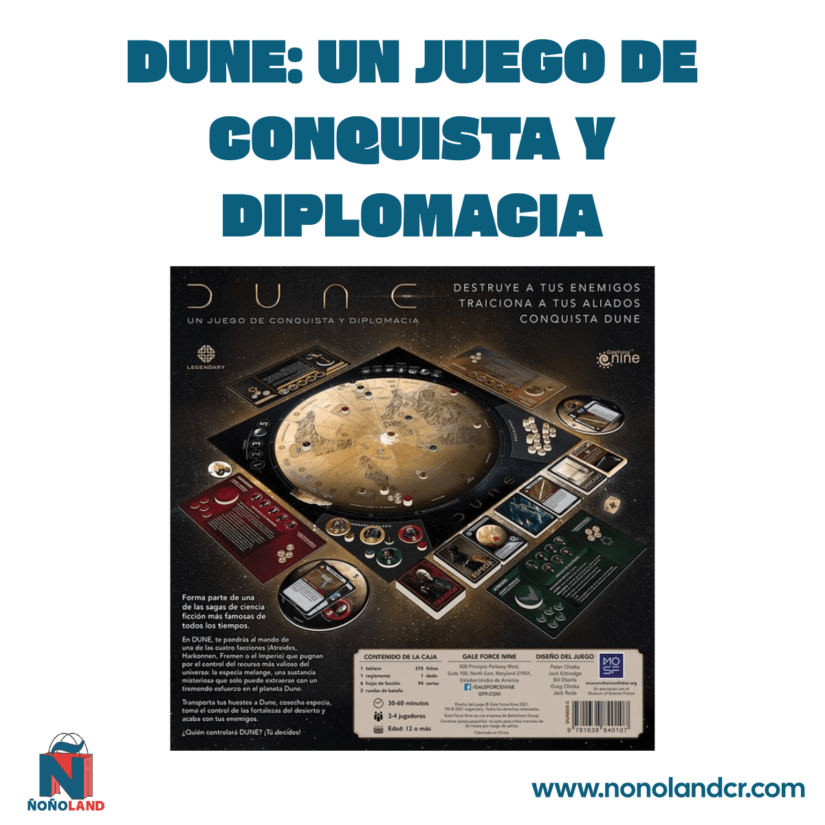 Dune: Un juego de conquista y diplomacia (Idioma: Español) - ÑoñolandCR
