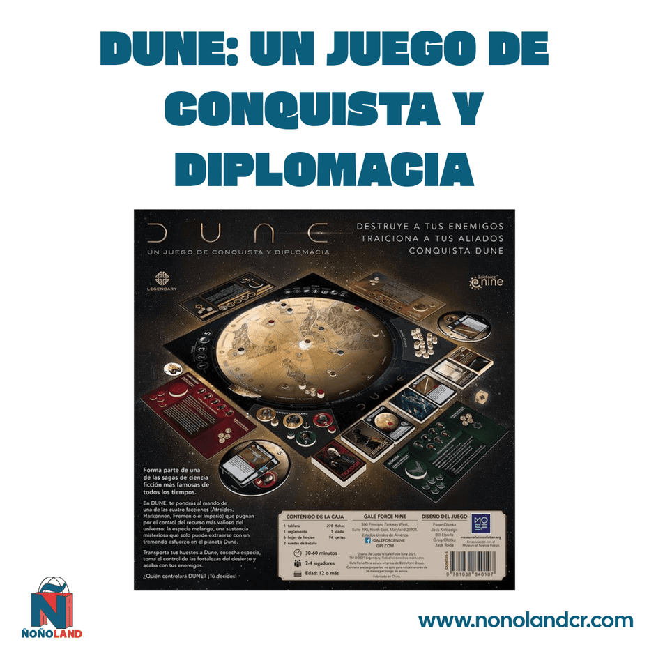 Dune: Un juego de conquista y diplomacia (Idioma: Español) - ÑoñolandCR