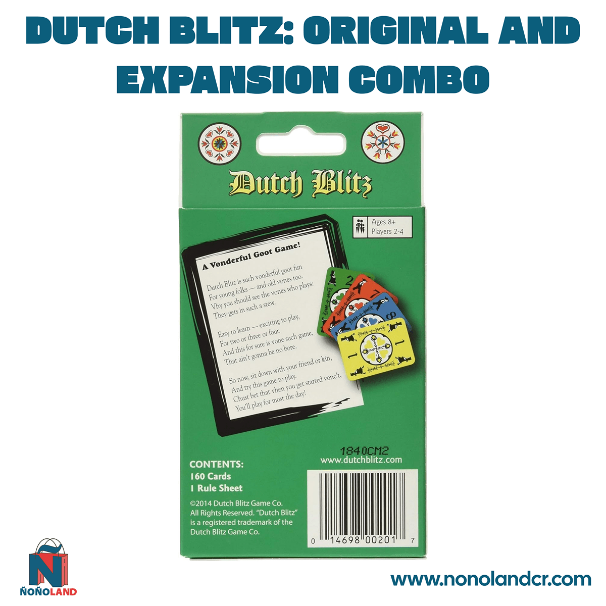 Dutch Blitz: Original and Expansion Combo (Idioma: Inglés) - ÑoñolandCR