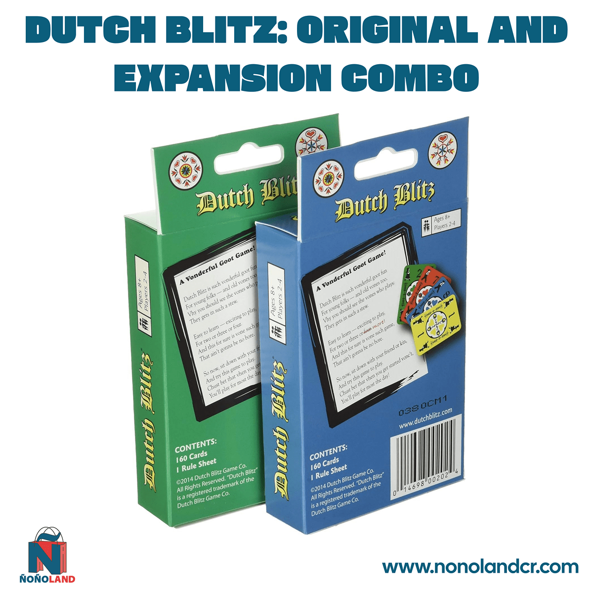 Dutch Blitz: Original and Expansion Combo (Idioma: Inglés) - ÑoñolandCR