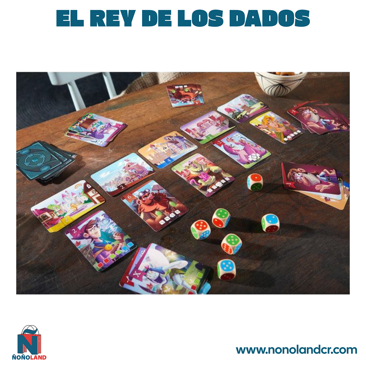 El Rey de los Dados (Idioma: Inglés y Español) - ÑoñolandCR
