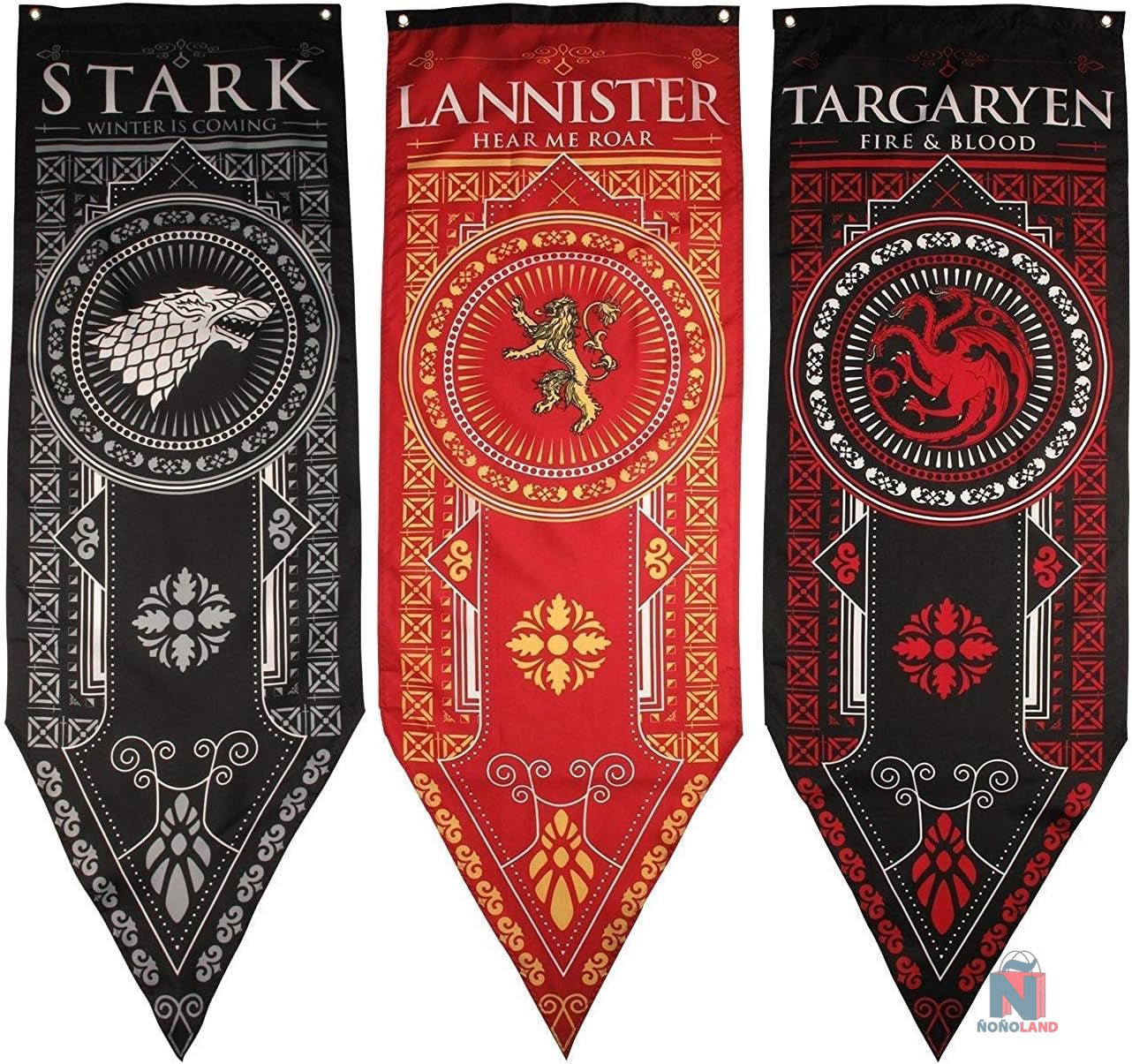 Estandarte casas de Juego de Tronos - ÑoñolandCR