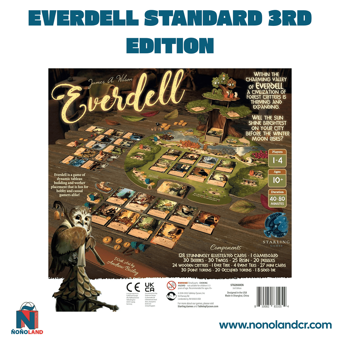 Everdell Standard 3rd Edition (Idioma: Inglés) - ÑoñolandCR