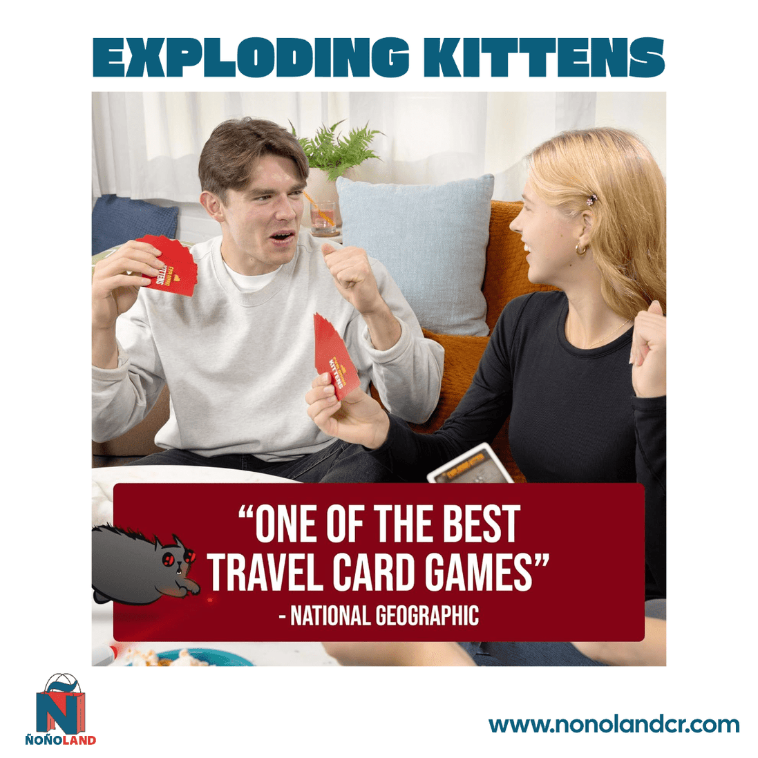 Exploding Kittens Original Edition (Idioma: Inglés y Español) - ÑoñolandCR