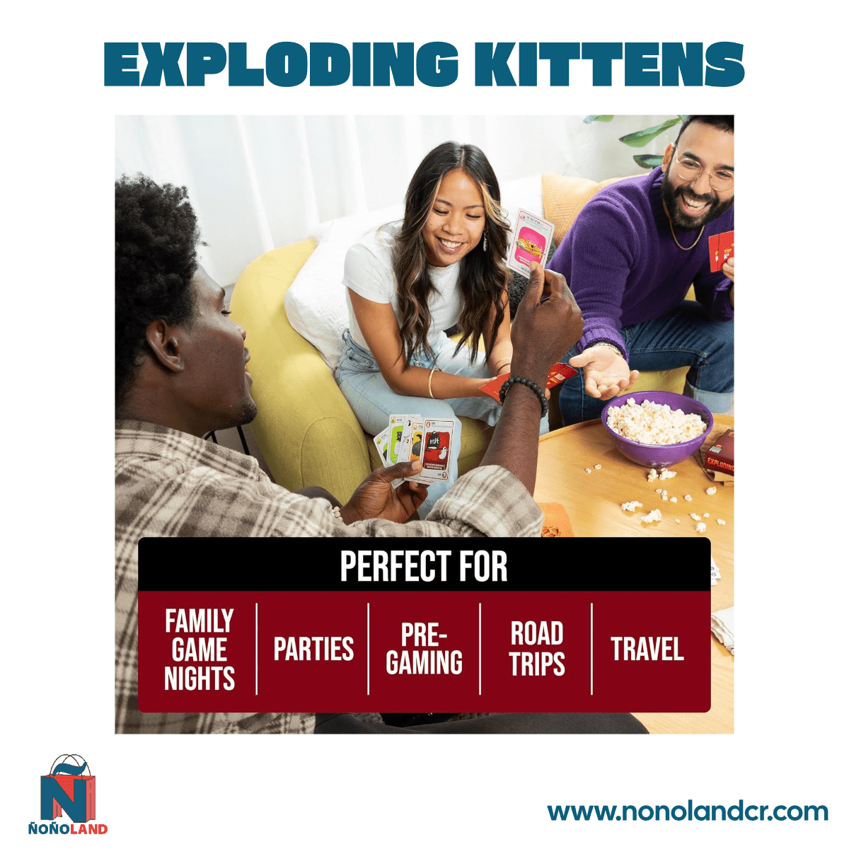Exploding Kittens Original Edition (Idioma: Inglés y Español) - ÑoñolandCR