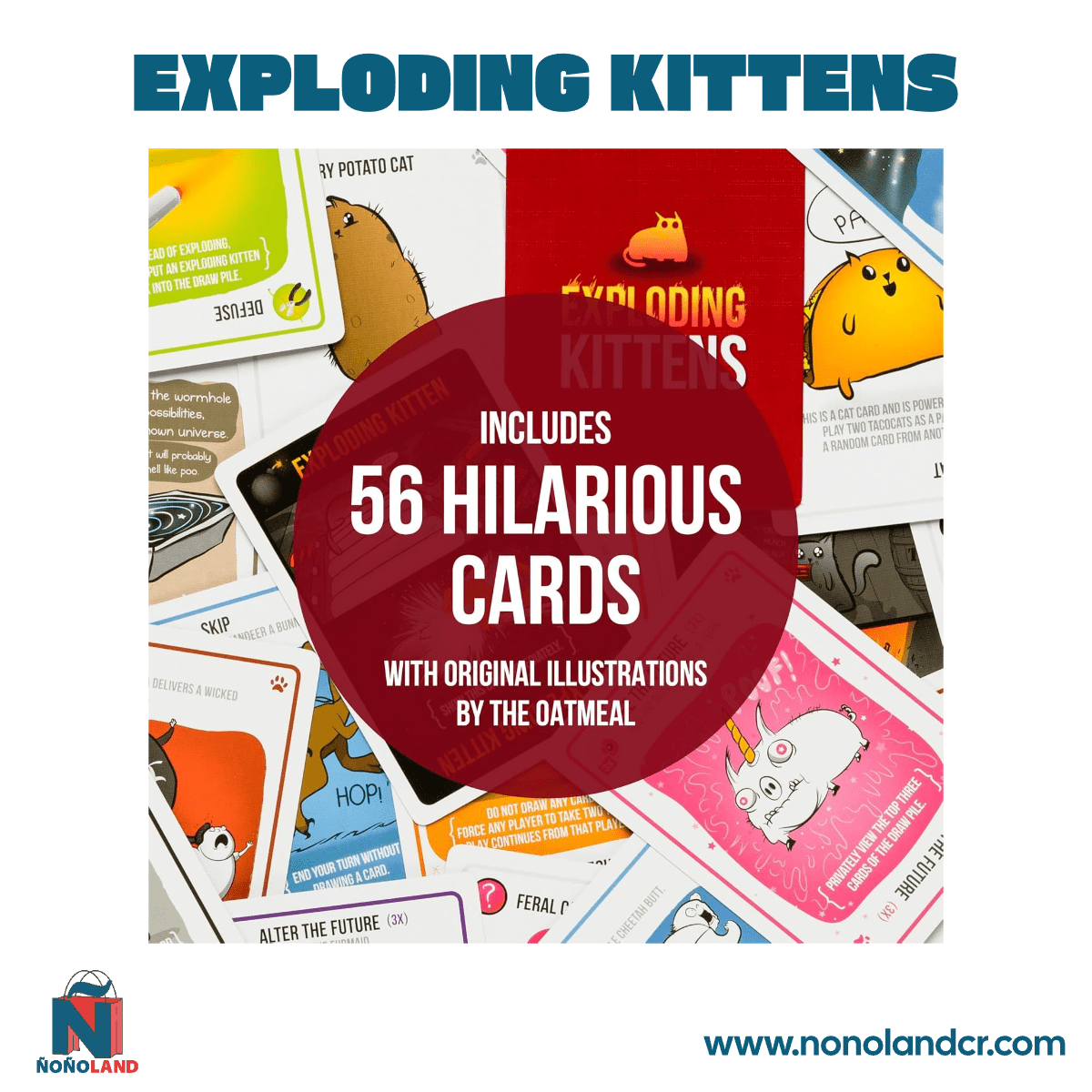 Exploding Kittens Original Edition (Idioma: Inglés y Español) - ÑoñolandCR
