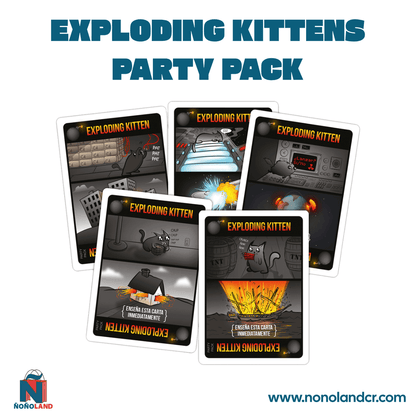 Exploding Kittens Party Pack (Idioma: Inglés y Español) - ÑoñolandCR