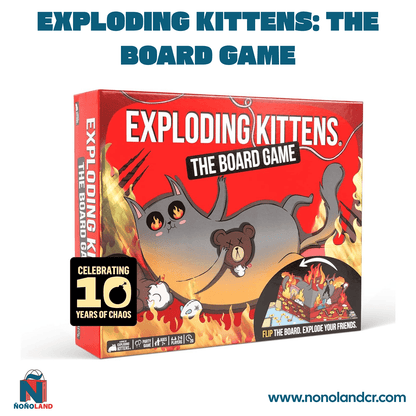 Exploding Kittens: The Board Game (Idioma: Inglés y Español) - ÑoñolandCR