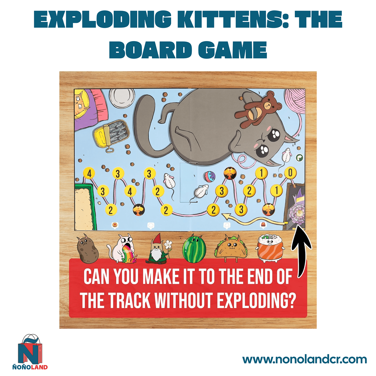 Exploding Kittens: The Board Game (Idioma: Inglés y Español) - ÑoñolandCR