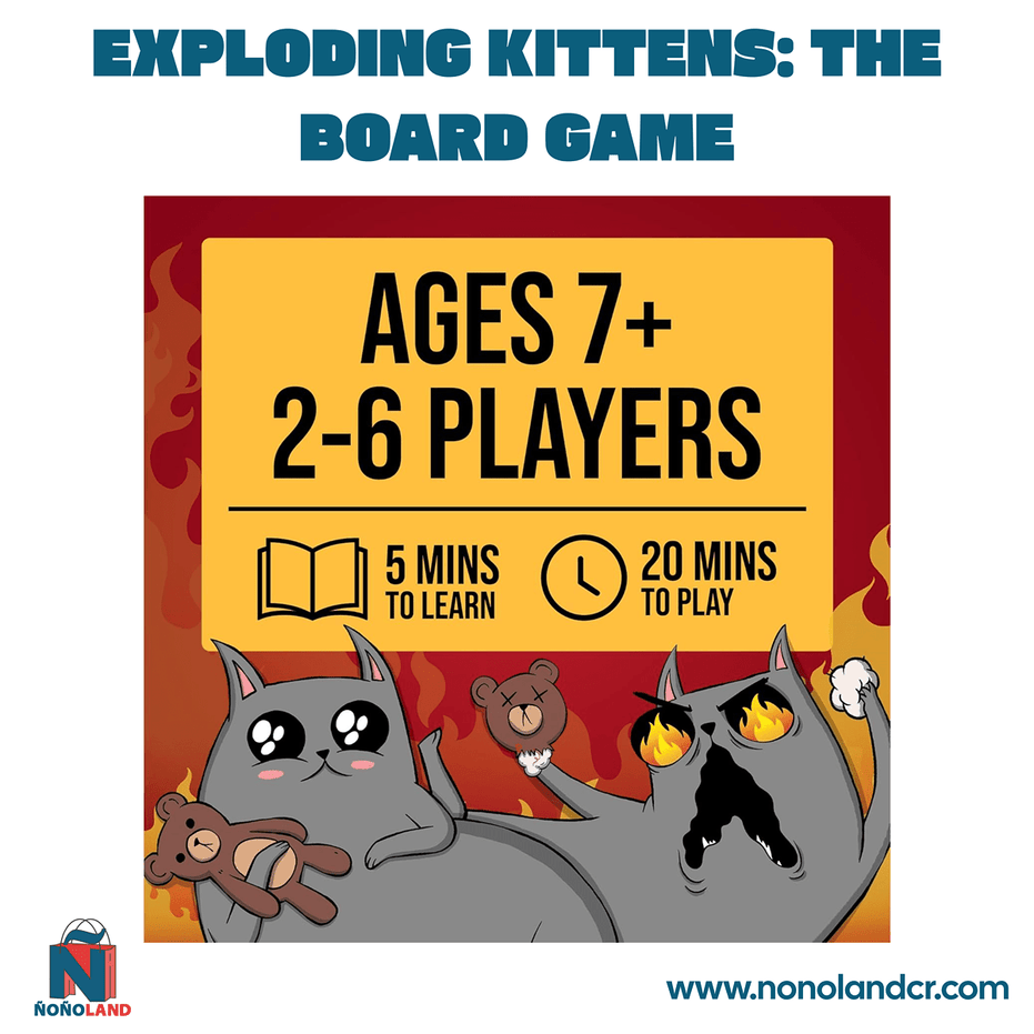 Exploding Kittens: The Board Game (Idioma: Inglés y Español) - ÑoñolandCR