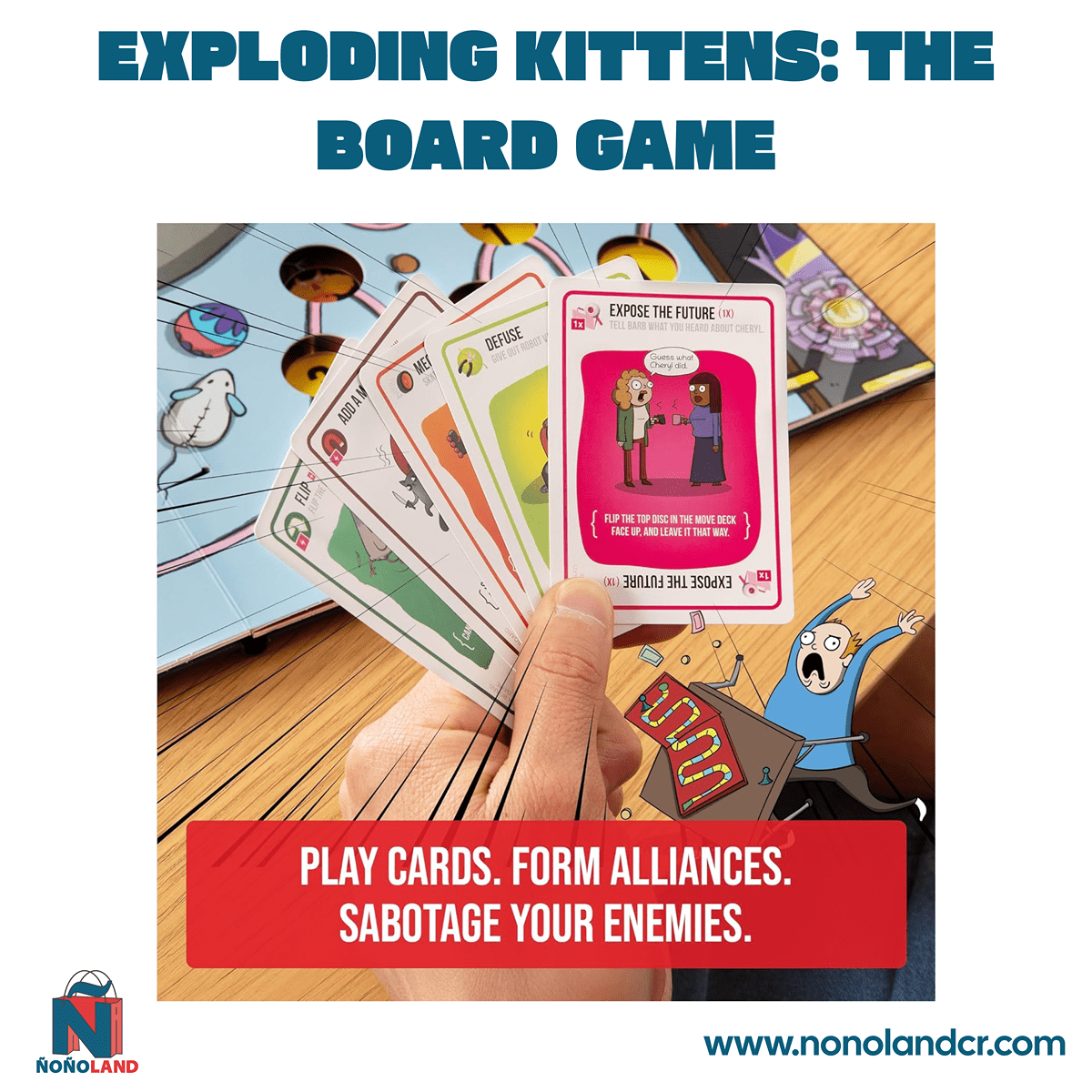 Exploding Kittens: The Board Game (Idioma: Inglés y Español) - ÑoñolandCR